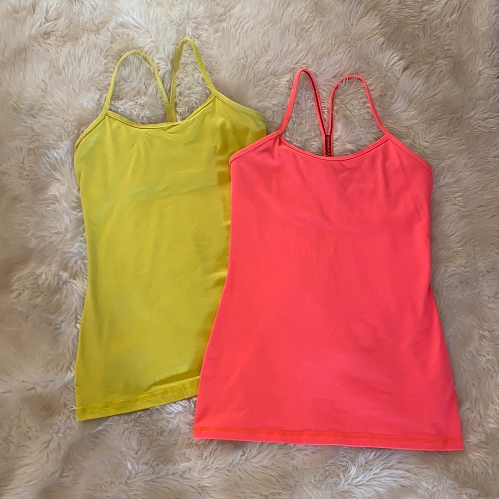 Lululemon Neon Power Y TankTop Bundle size 6